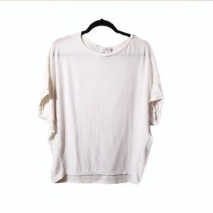 Michael Stars M White Short Sleeve Top